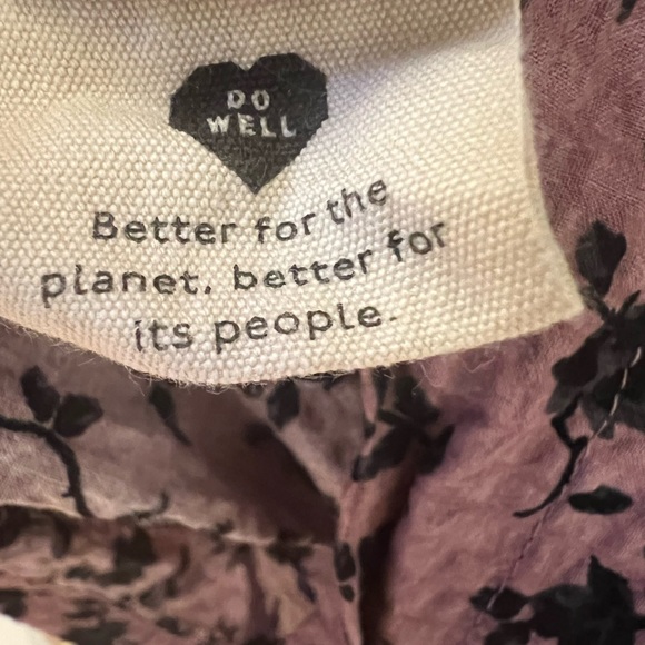 Madewell Women’s Cropped Top Purple Floral 100% Cotton Size XXL - Picture 12 of 12